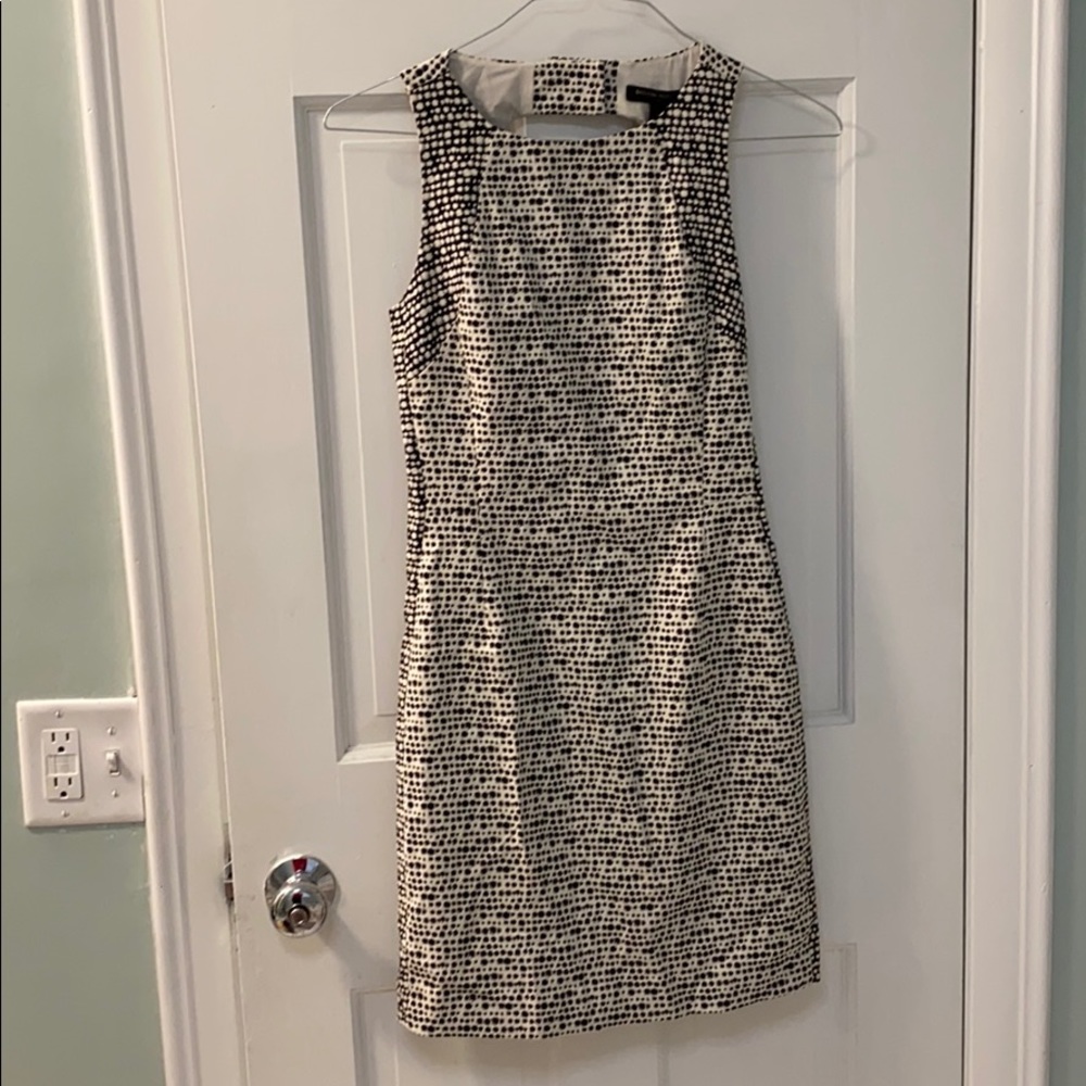 NWT! Banana Republic black and white dress, size 2